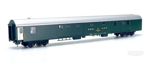 L.S. Models 472009 SBB UIC-X Dms grün, Dach grau, Logo alt